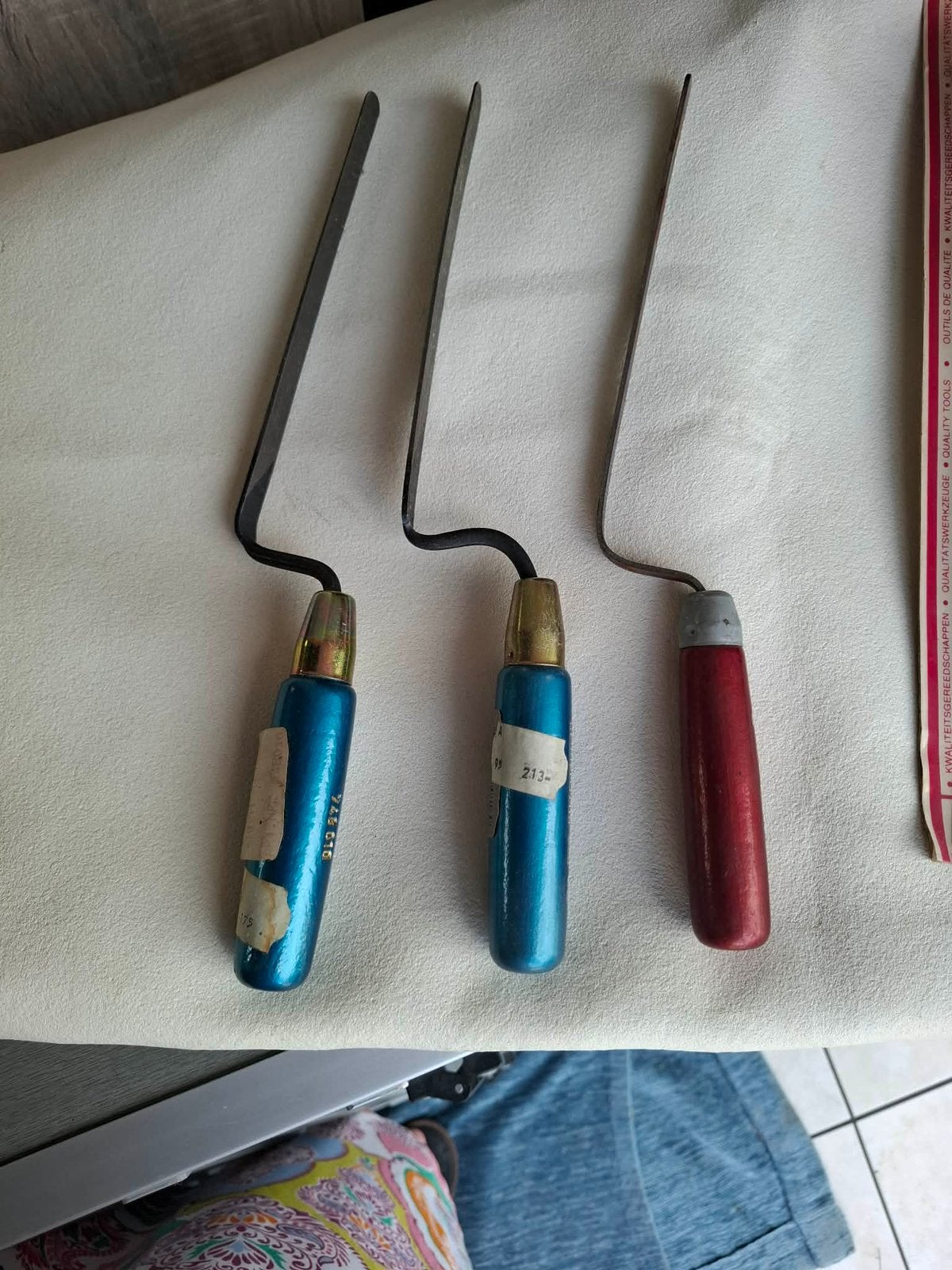 Voegijzers / steekbeitels / gutsen, Doe-het-zelf en Bouw, Ophalen