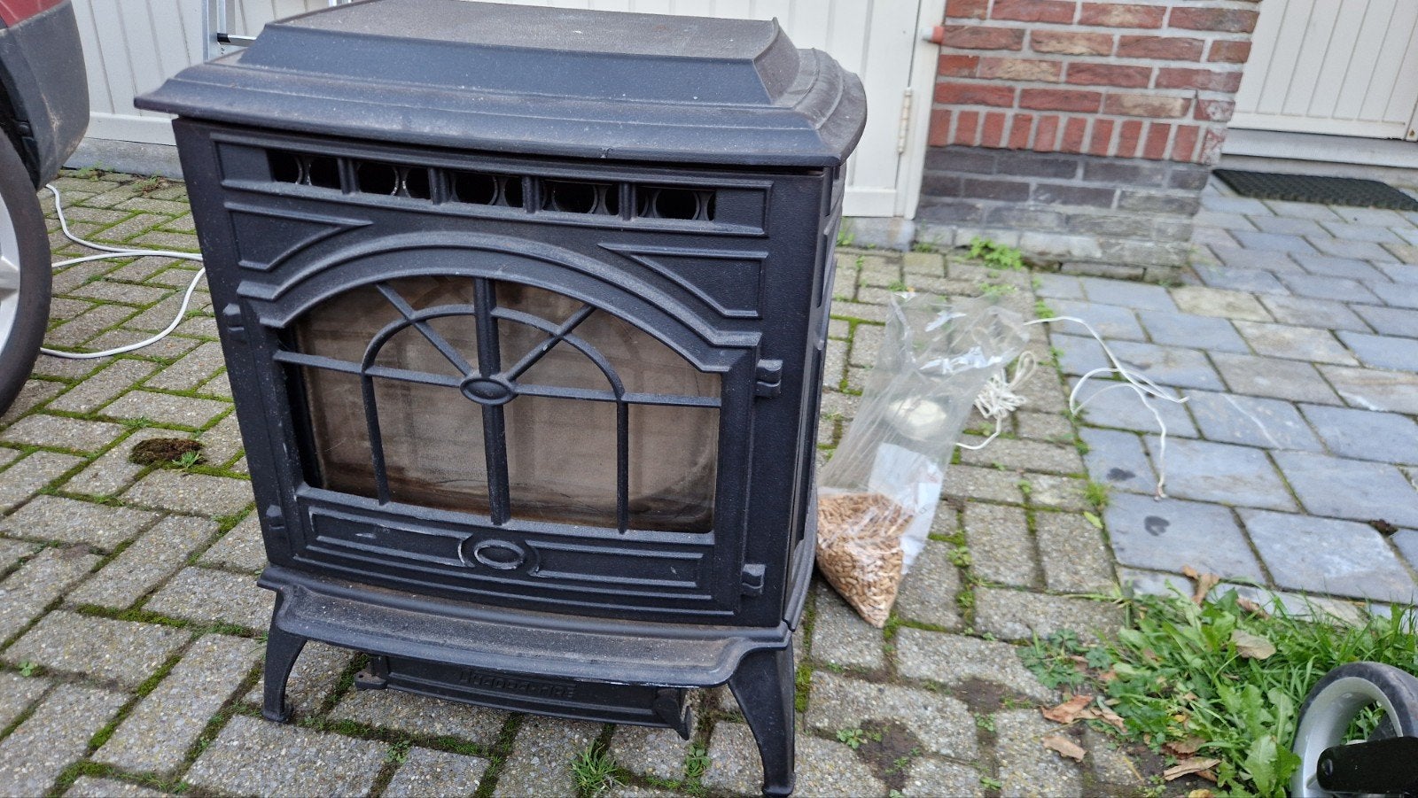 Quadra-Fire Castile Euro pelletkachel, Ophalen, Gebruikt, Overige brandstoffen, Pelletkachel