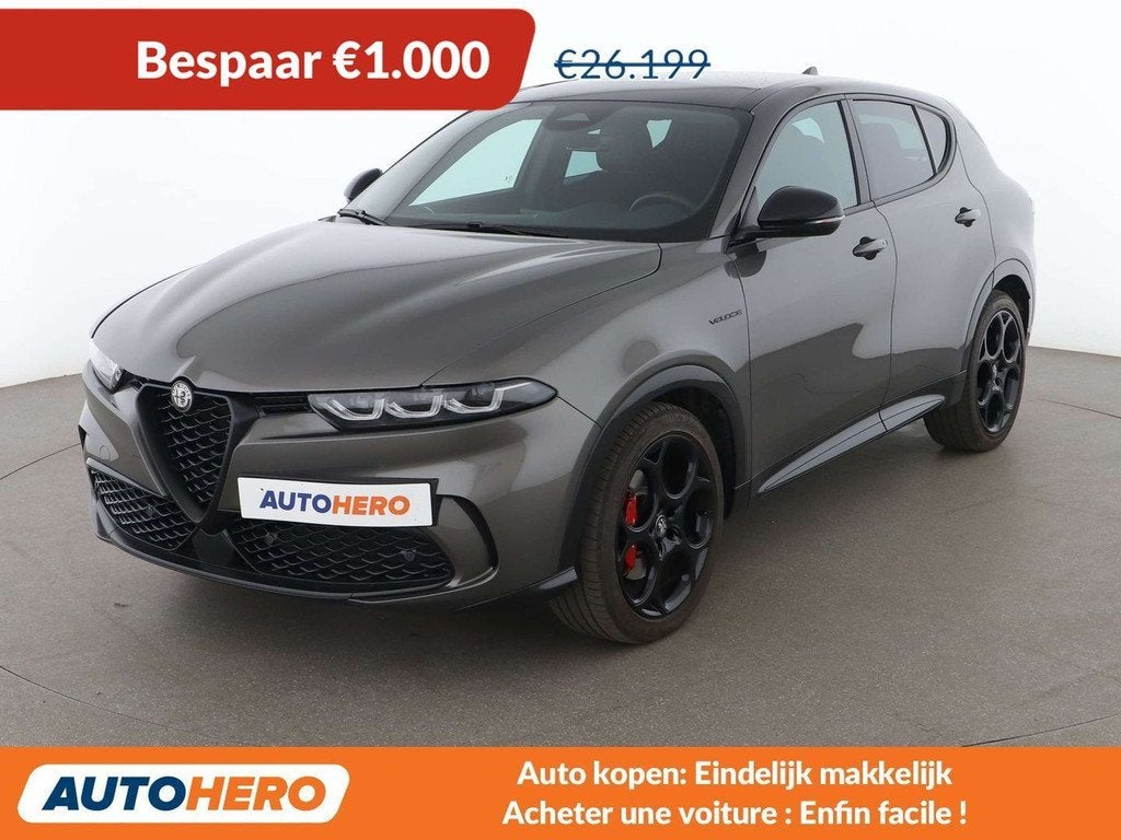 Alfa Romeo Tonale 1.5 VGT Veloce (automatique), Autos, Alfa Romeo, Achat, 1469 cm³, Alcantara, Noir