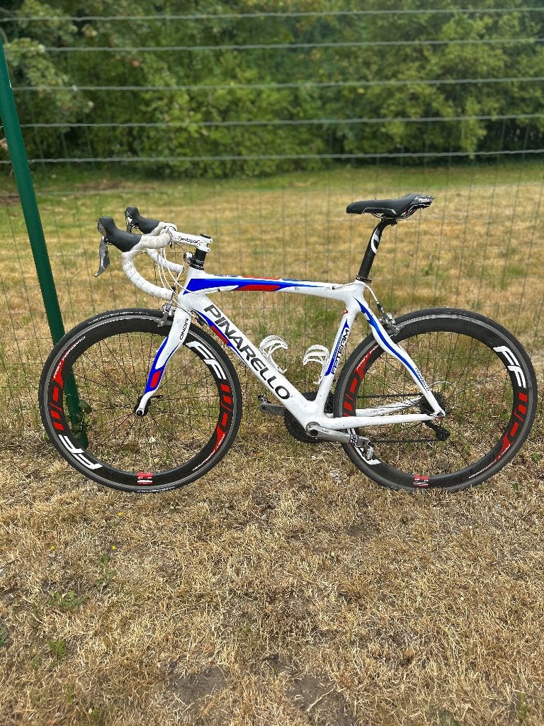 Pinarello FP Team Carbon - Shimano 105 10-speed-FFWD Carbon, Fietsen en Brommers, 28 inch, Gebruikt, Carbon, 10 tot 15 versnellingen