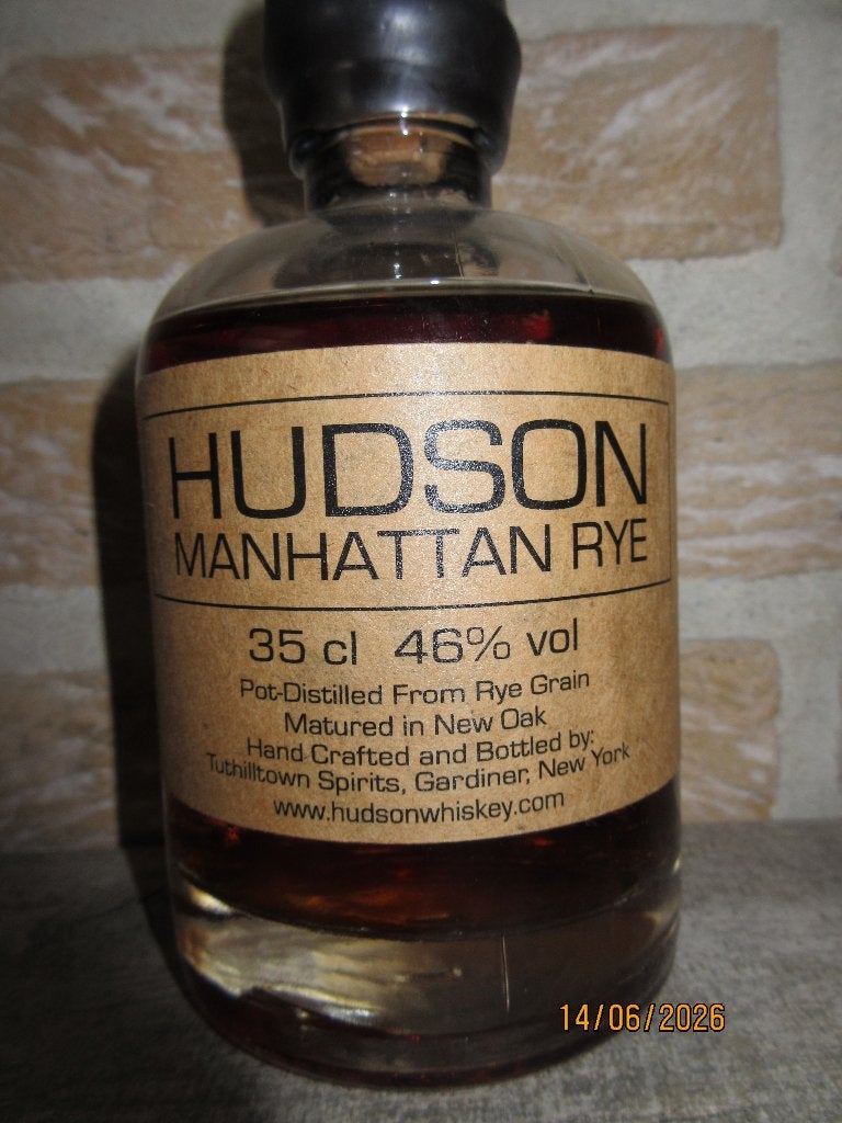 Hudson Manhattan Rye 35 cl 46%, Overige gebieden, Overige typen, Nieuw, Ophalen of Verzenden