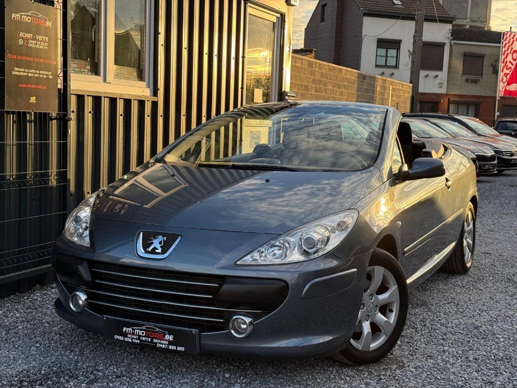 Peugeot 307 CC 1.6i 16v Cabriolet Sport / Entretien + CT OK, Autos, Volant multifonction, Argent ou Gris, Achat, Entreprise
