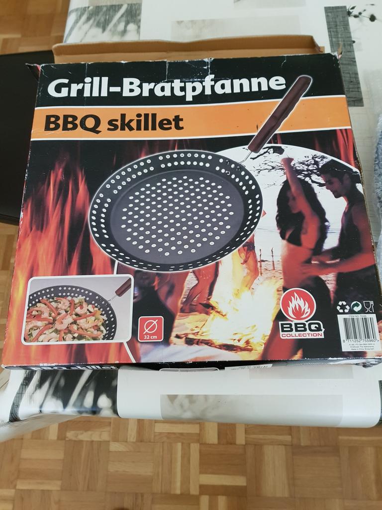 Grillpan voor BBQ, voor kleine gerechten, 32cmnieuw, 32cm,, Ophalen, Nieuw