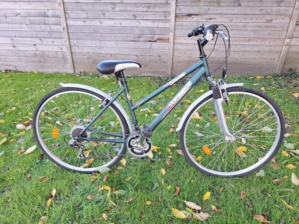 Topbike stadsfiets met Shimano versnellingen – groen, Fietsen en Brommers, Ophalen, Zo goed als nieuw, 24 inch of meer, Topbike