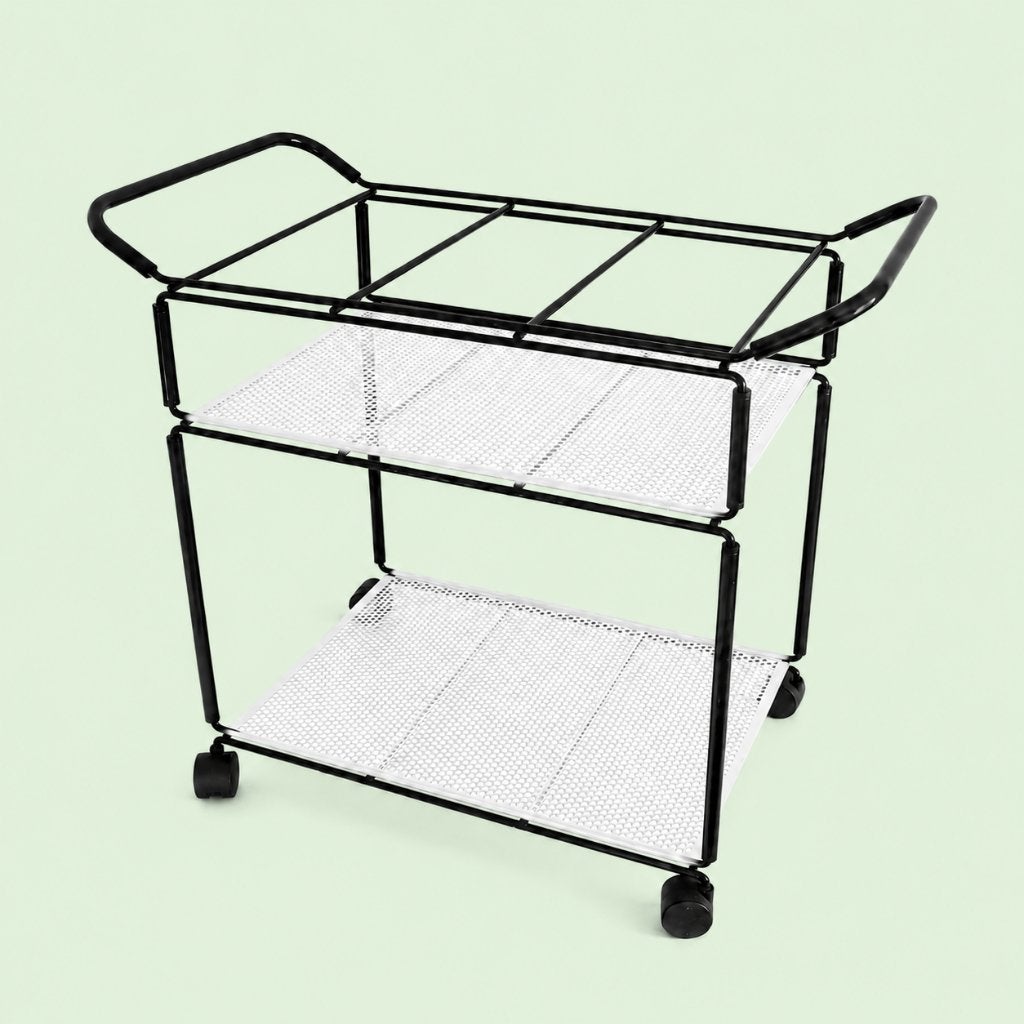 Vintage IKEA - Niels Gammelgaard - Design Serveerwagen, Enlèvement, Métal, Mobile