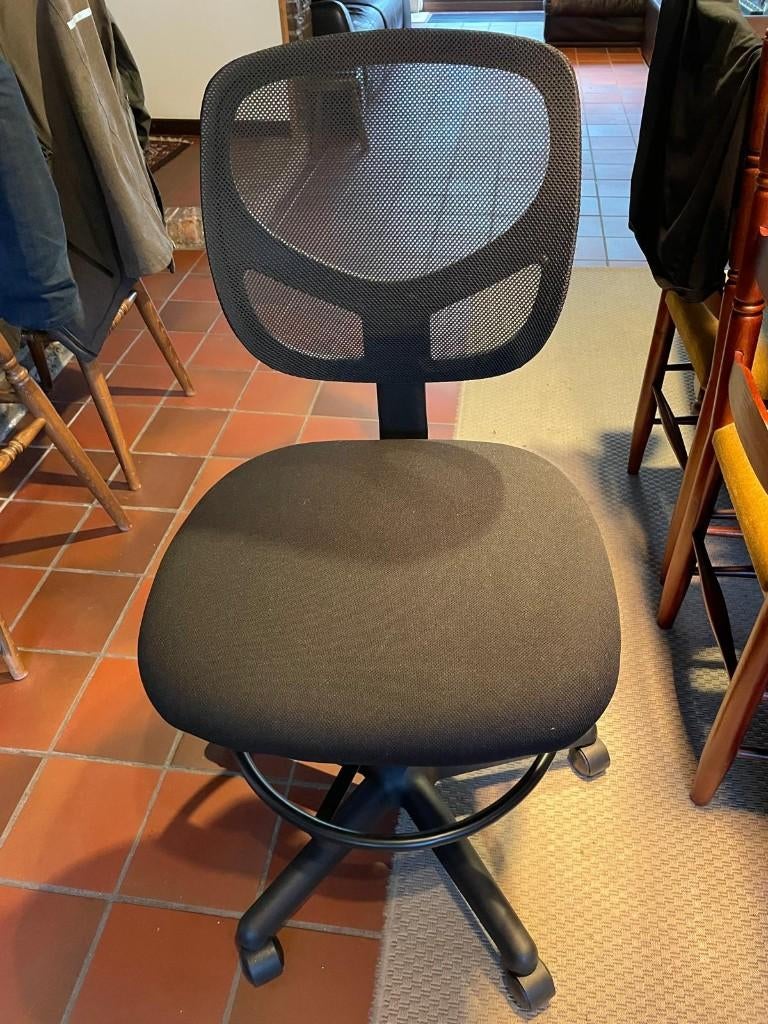 BUREELSTOEL, Huis en Inrichting, Bureaustoelen, Ophalen, Ergonomisch, Nieuw, Zwart