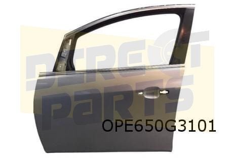Opel Astra J (12/09-10/15)  Voorportier links (te spuiten) O, Neuf, -, Opel, Porte
