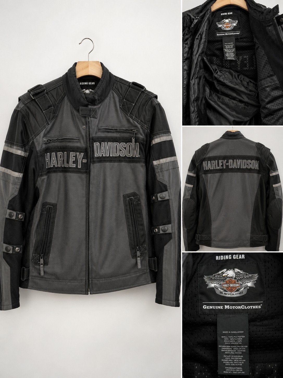 Veste de moto Harley-Davidson, Motoren, Kleding | Motorkleding