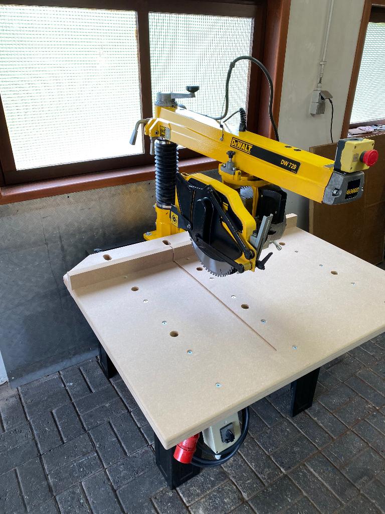 Radiaalzaag DEWALT DW729, Doe-het-zelf en Bouw, Ophalen, 70 mm of meer, Zo goed als nieuw, Dewalt