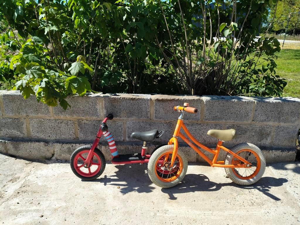 Loopfiets, Ophalen