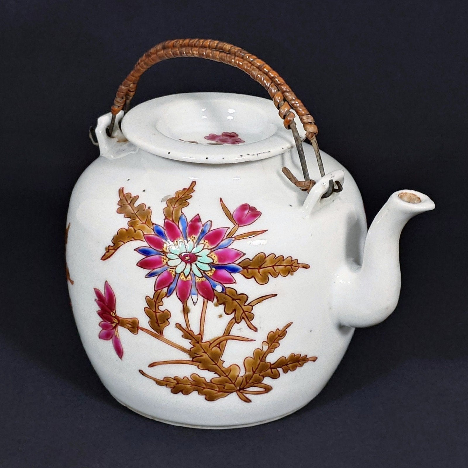 Chinese famille rose theepot, Antiek en Kunst, Antiek | Porselein, Ophalen of Verzenden
