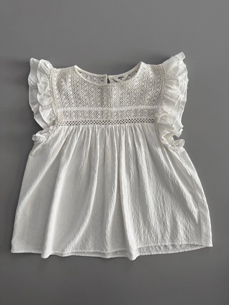 gebroken wit blouse/top merk Object, maat 38, Ophalen, Zo goed als nieuw, Maat 38/40 (M), Wit
