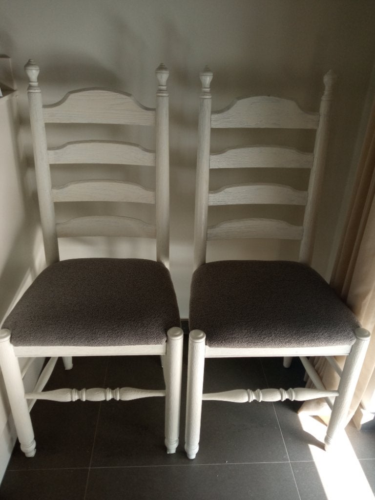 Eiken stoel, 6 st., Ophalen