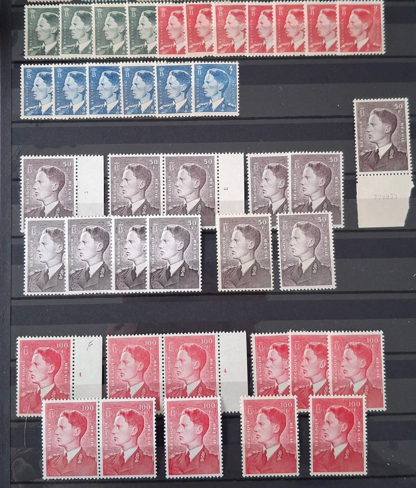 België lot koning Boudewijn ** ( OBP 263 euro), Ophalen of Verzenden
