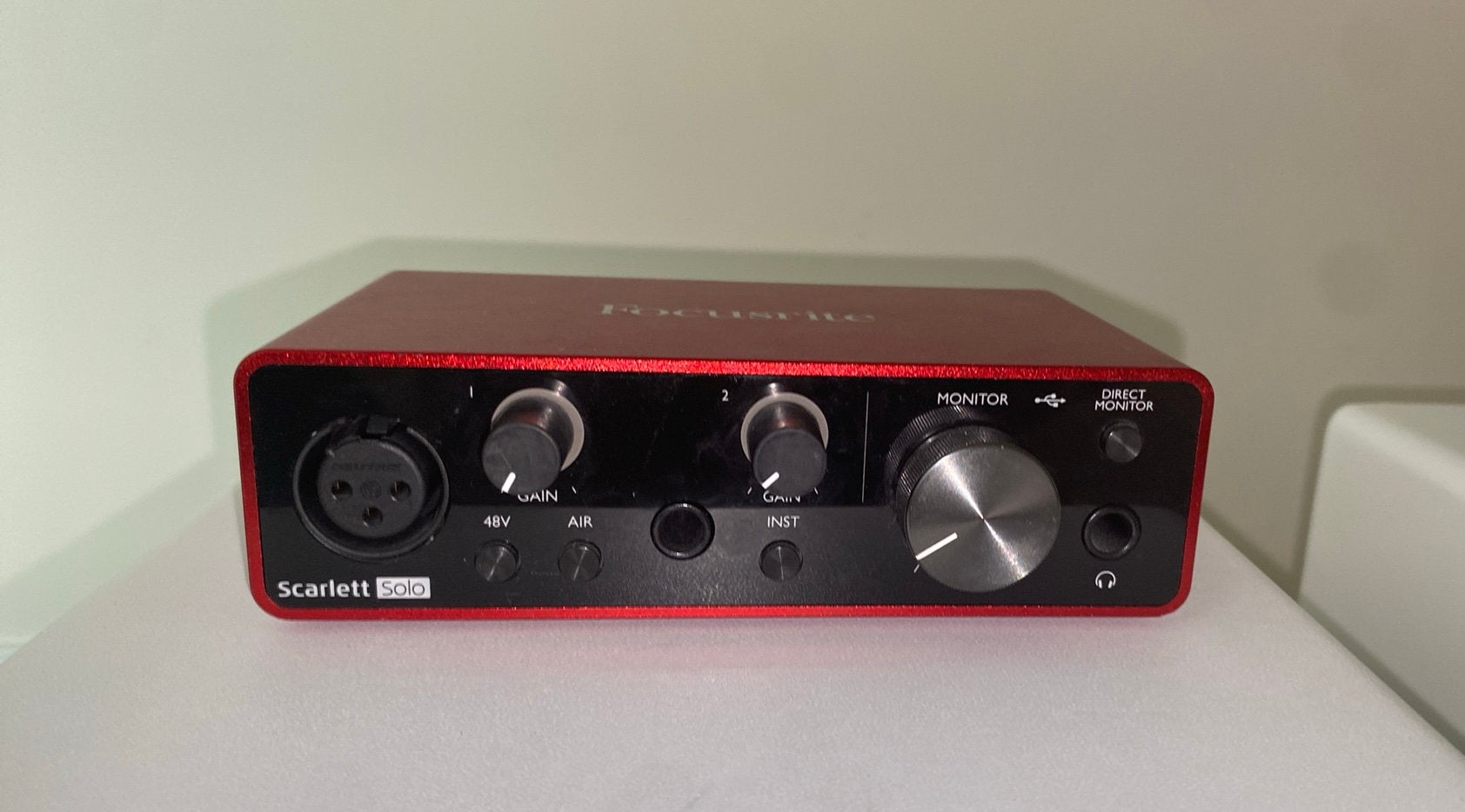 Focusrite Scarlett Solo 3de generatie, Informatique & Logiciels, Cartes son, Enlèvement, Utilisé, Externe