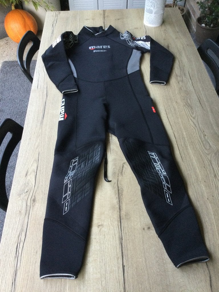 Mares Reef 3mm Fulsuit Man size 5 (L-XL) - 89€, Watersport en Boten, Duiken, Ophalen of Verzenden, Zo goed als nieuw, Duikpak