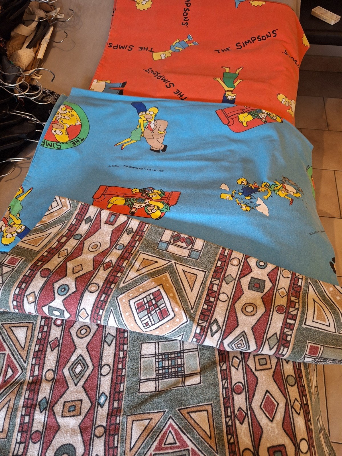 4 eenpersoonsdekbedovertrekken voor 10 euro, Enfants & Bébés, Chambre d'enfant | Linge de lit, Enlèvement