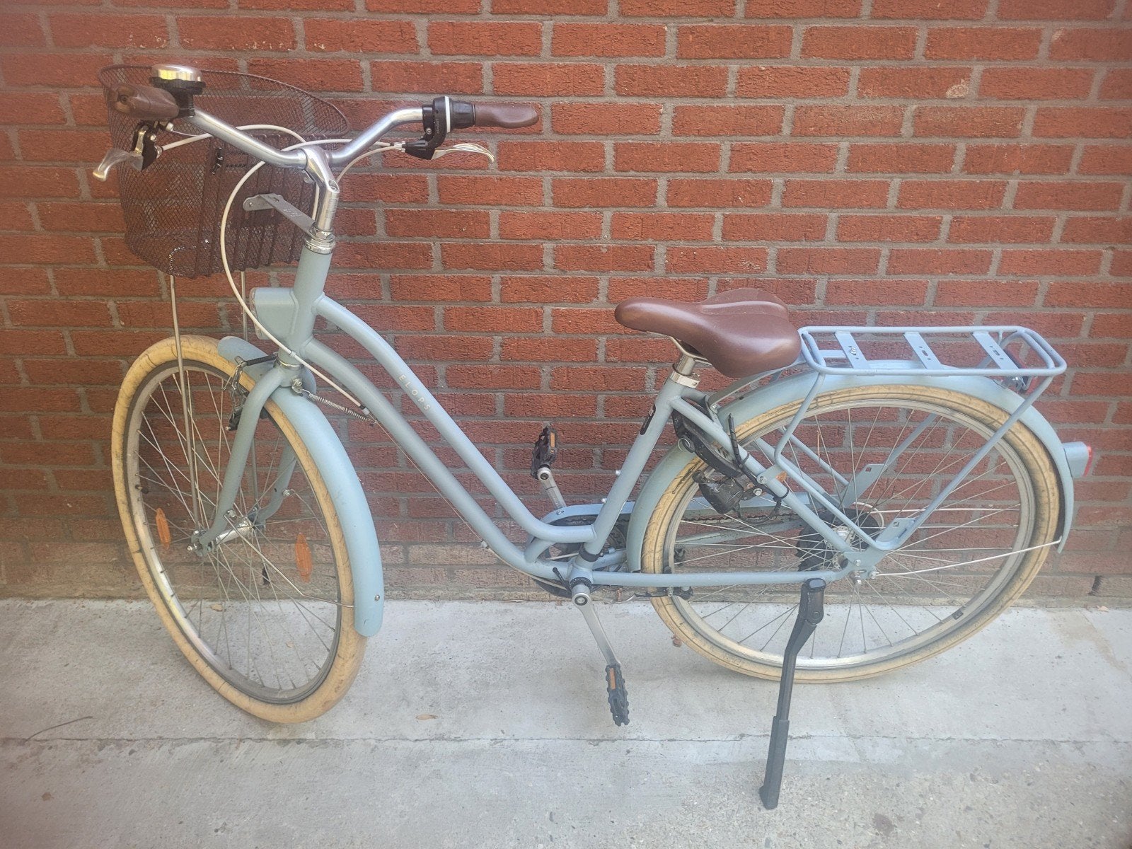 damesfiets, Ophalen