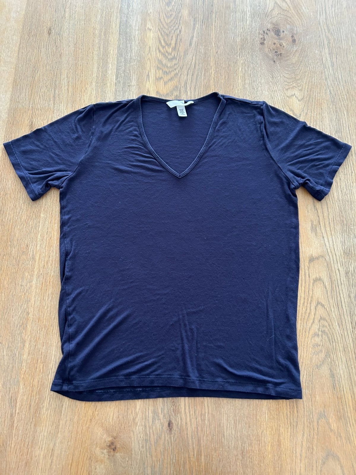 Blauw t-shirt H&M maat XS, Kleding | Dames, T-shirts, Blauw, Ophalen of Verzenden, Zo goed als nieuw, Korte mouw