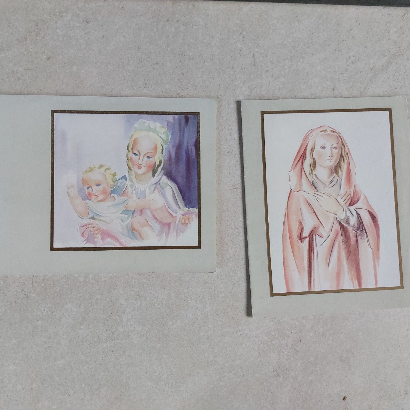 2 oude Nieuwjaarskaartjes (niet beschreven), Ophalen of Verzenden