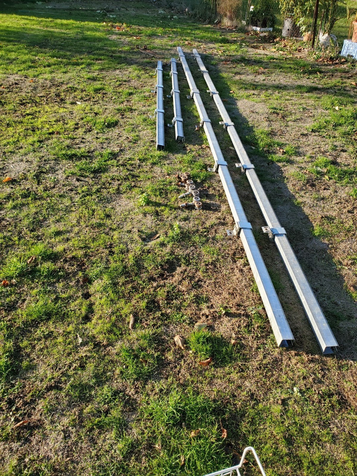 rails de porte coulissante   COMPLET, Bricolage & Construction, Enlèvement