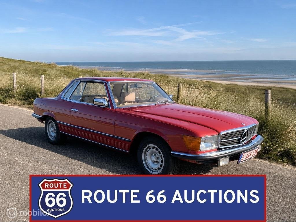 Mercedes-Benz 280 SLC | 1976 | Route 66 Auctions, Autos, Oldtimers & Ancêtres, Achat, Entreprise, Boîte manuelle, Autre carrosserie