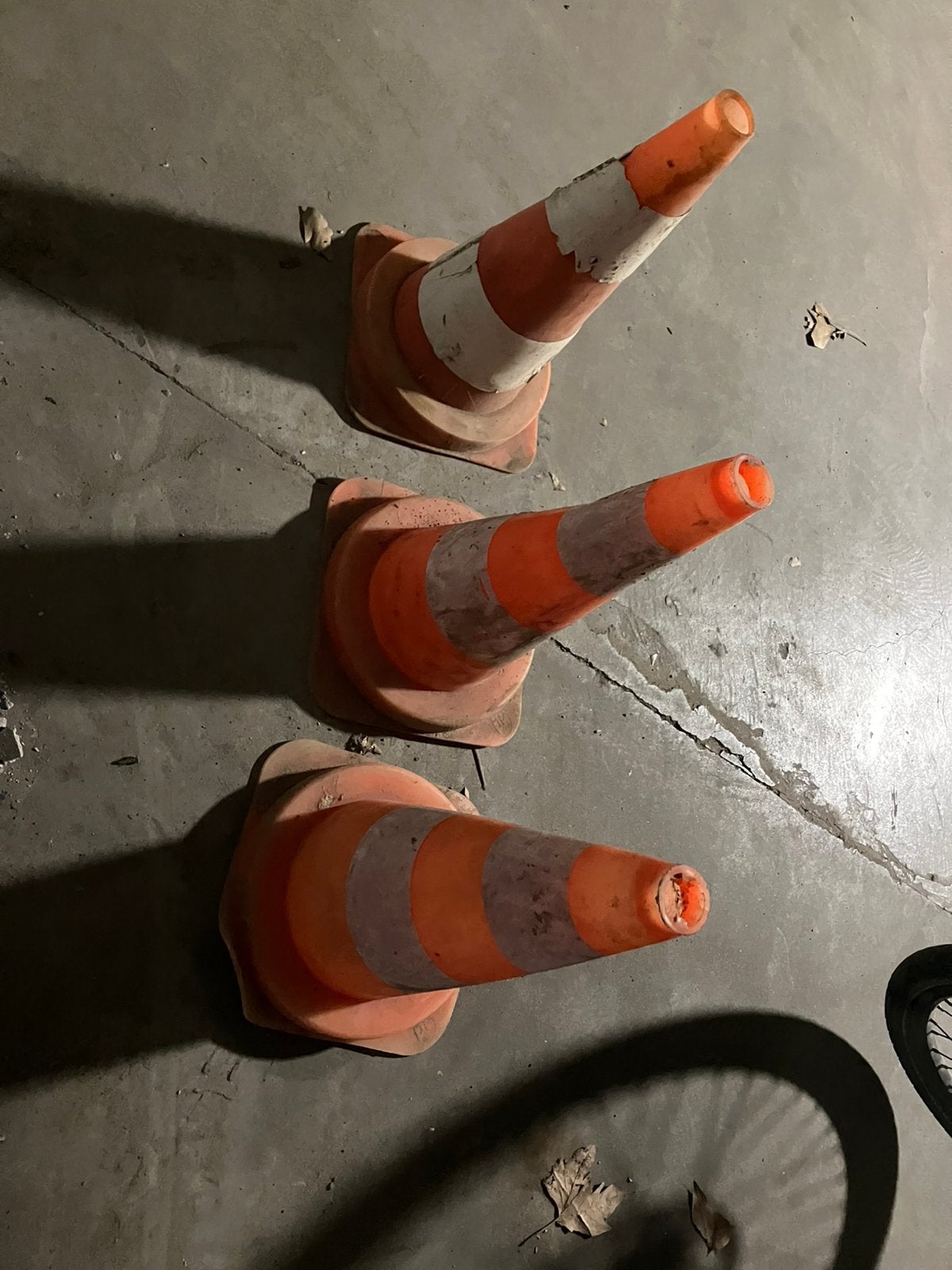 Verkeerskegels signalisatie - 3 stuks, Ophalen, Gebruikt