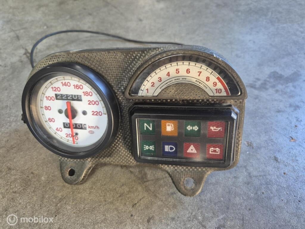Dashboard teller tellerset toerenteller Monster 600 750 900, Motoren, Gebruikt, Factorystore.service@ducati.com, Ophalen of Verzenden