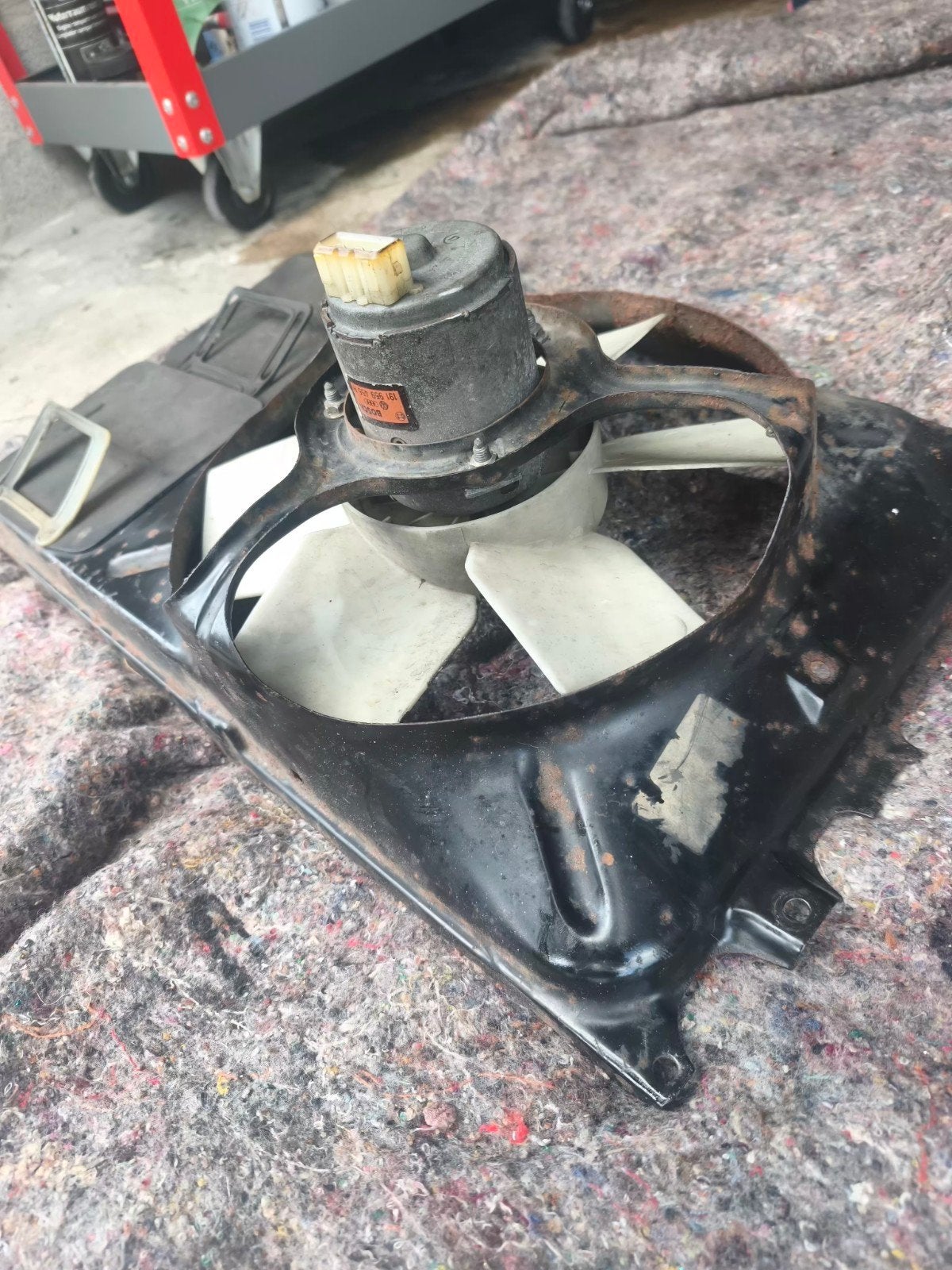 Golf 2 Jetta 2-ventilator en Bosch-motor, Ophalen, Gebruikt, Volkswagen