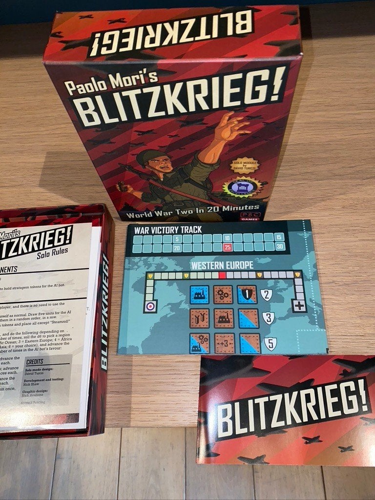 Blitzkrieg PSC Games & Spies lies Jumbo, 1 ou 2 joueurs, Enlèvement, Comme neuf