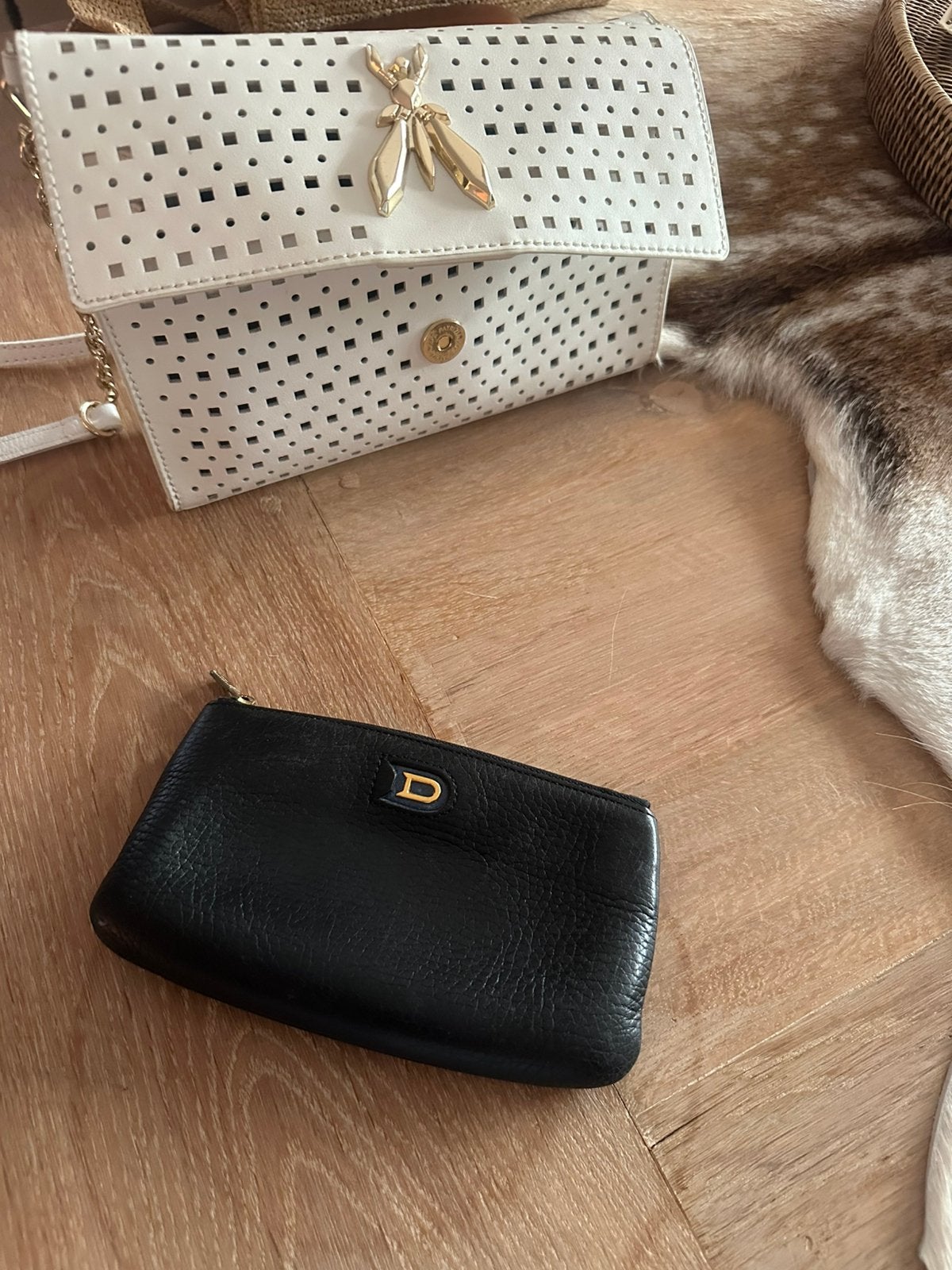 Delvaux, Handtassen en Accessoires, Portemonnees, Verzenden, Zo goed als nieuw, Zwart