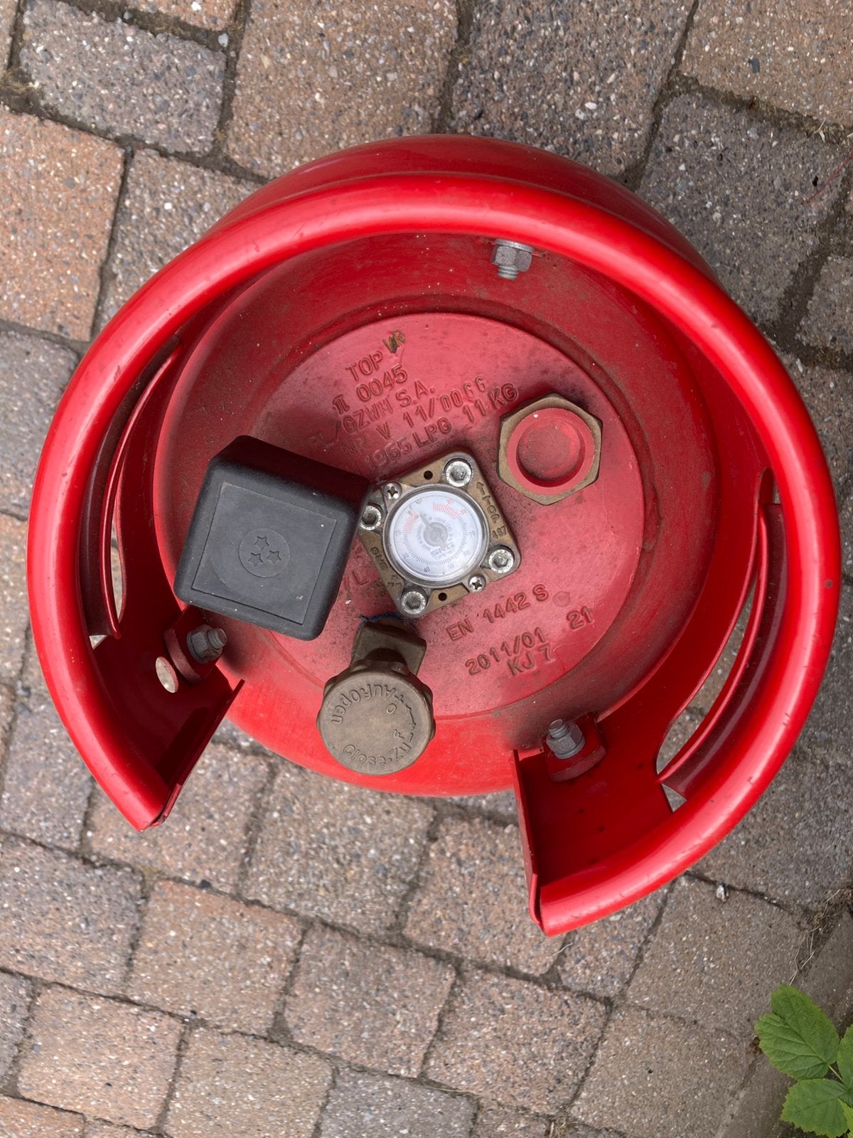Hervulbare gas bidon / fles, Ophalen, Zo goed als nieuw