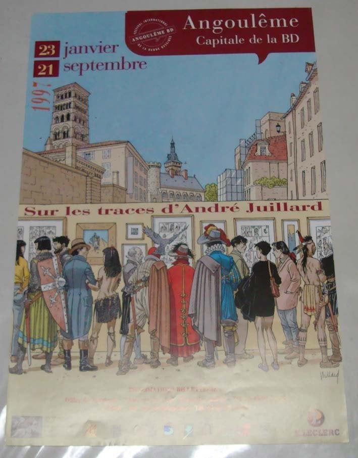 ANDRE JUILLARD AFFICHES ANGOULEME 1997, Enlèvement, Comme neuf
