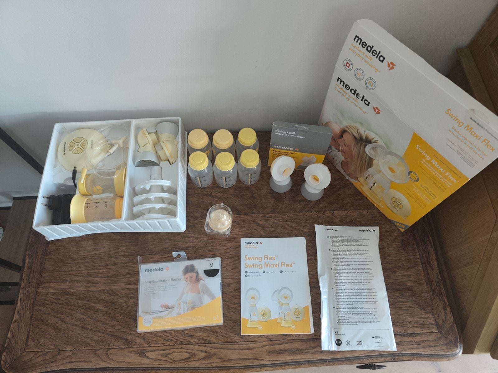 Tire-lait double Medela Swing Maxi Flex – Ensemble complet., Enfants & Bébés, Enlèvement, Tire-lait, Medela