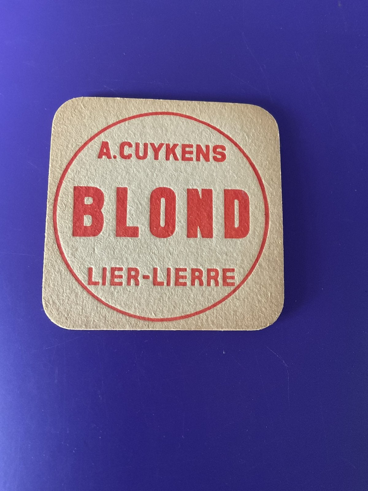 Lier A. Cuykens BLOND, Enlèvement ou Envoi, Comme neuf