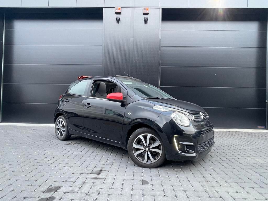 Citroen C1 Essence Clim GPS Cabrio Carnet Control Garantie, Auto's, Citroën, Stof, Euro 6, Cabriolet, C1