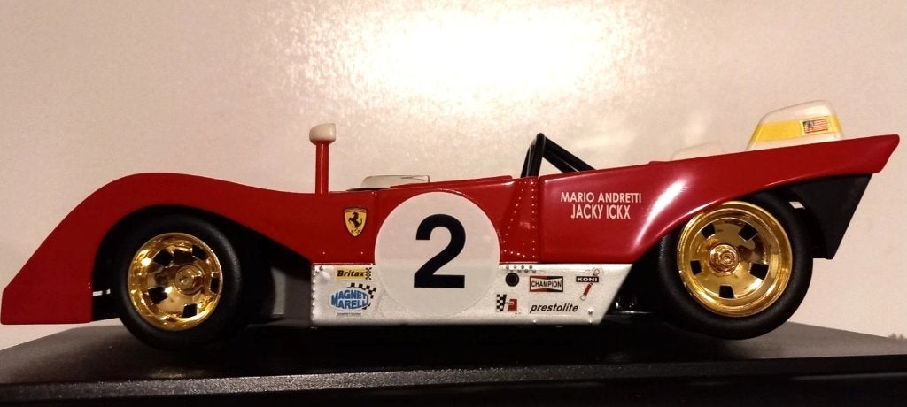 1/18 Ferrari 312PB Racing Fuel Pump M.Andretti /J.Ickx 1972, Hobby en Vrije tijd, Modelauto's | 1:18, Ophalen of Verzenden, Nieuw