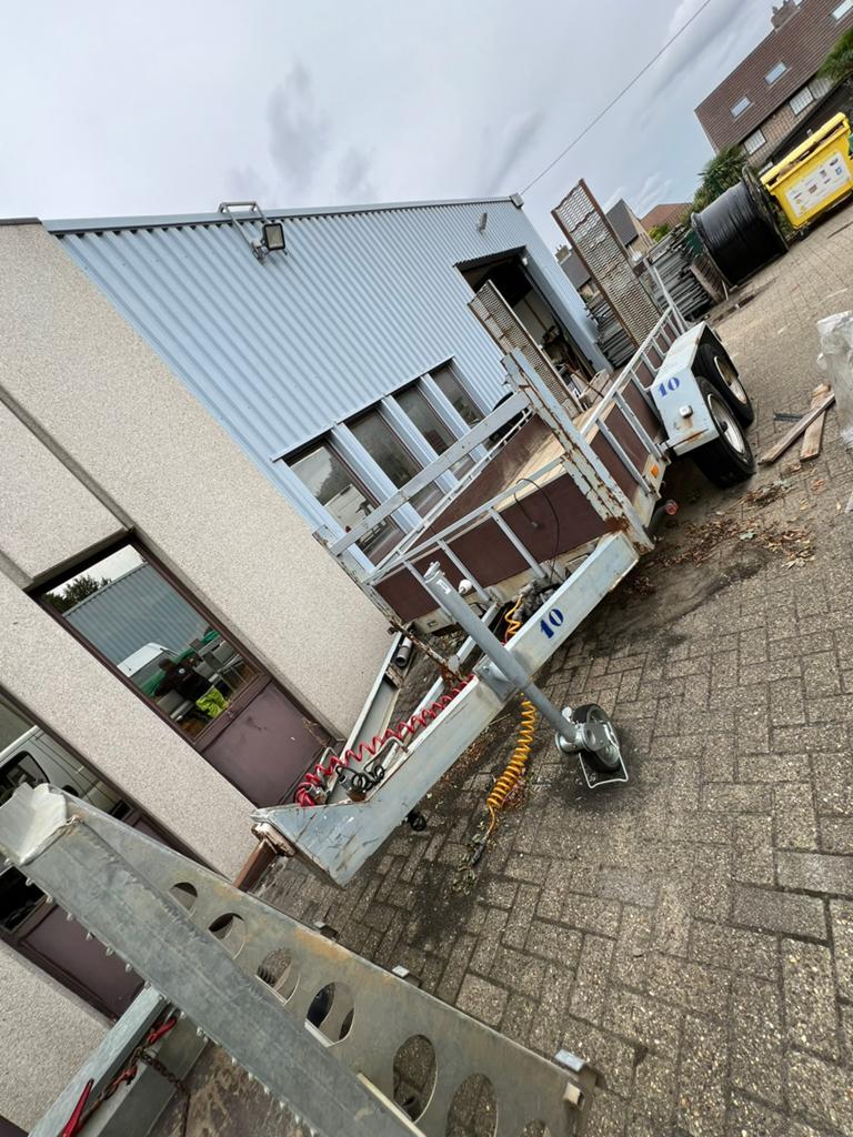 Remorque porte engins vabo 7,5t, Enlèvement, Comme neuf