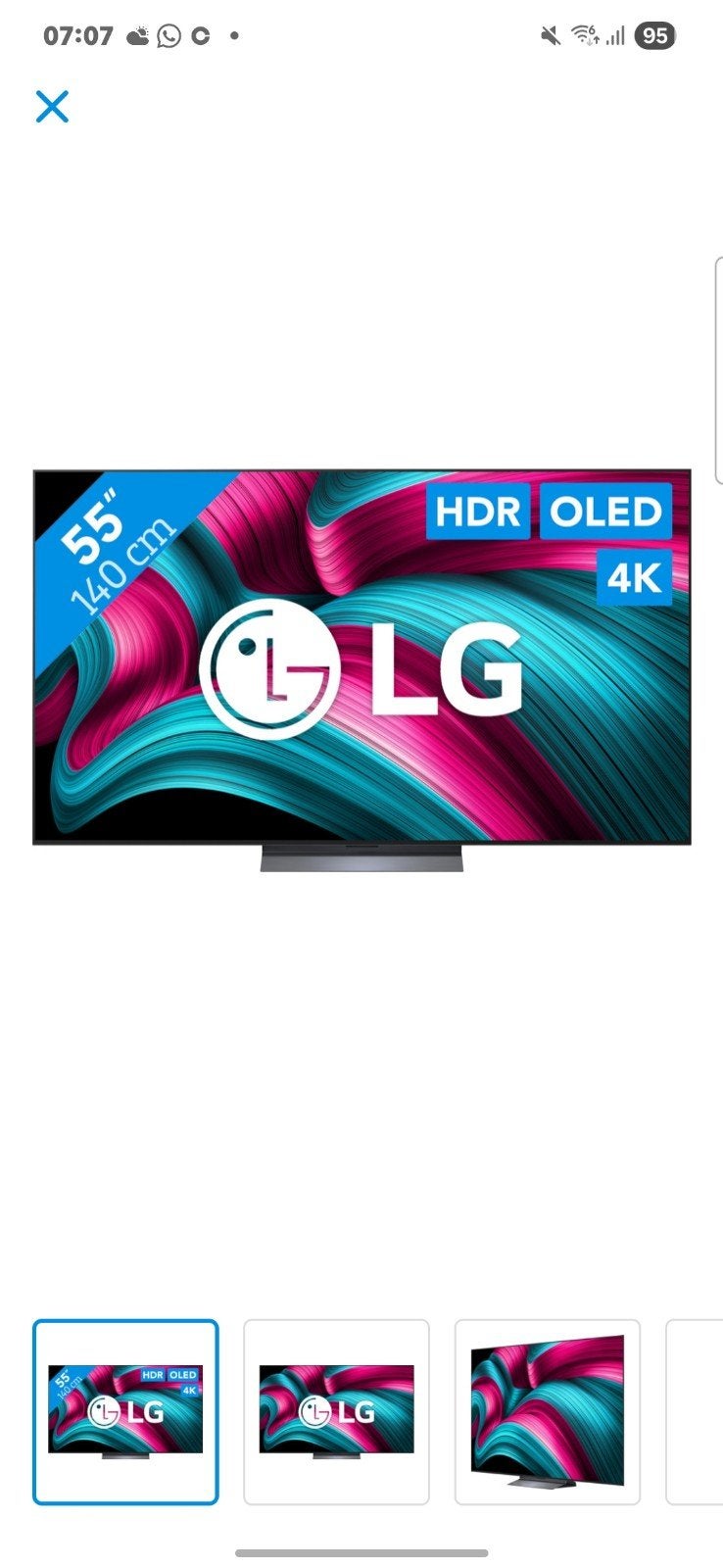 LG TV OLED55C54, TV, Hi-fi & Vidéo, Télévisions, Enlèvement ou Envoi, LG