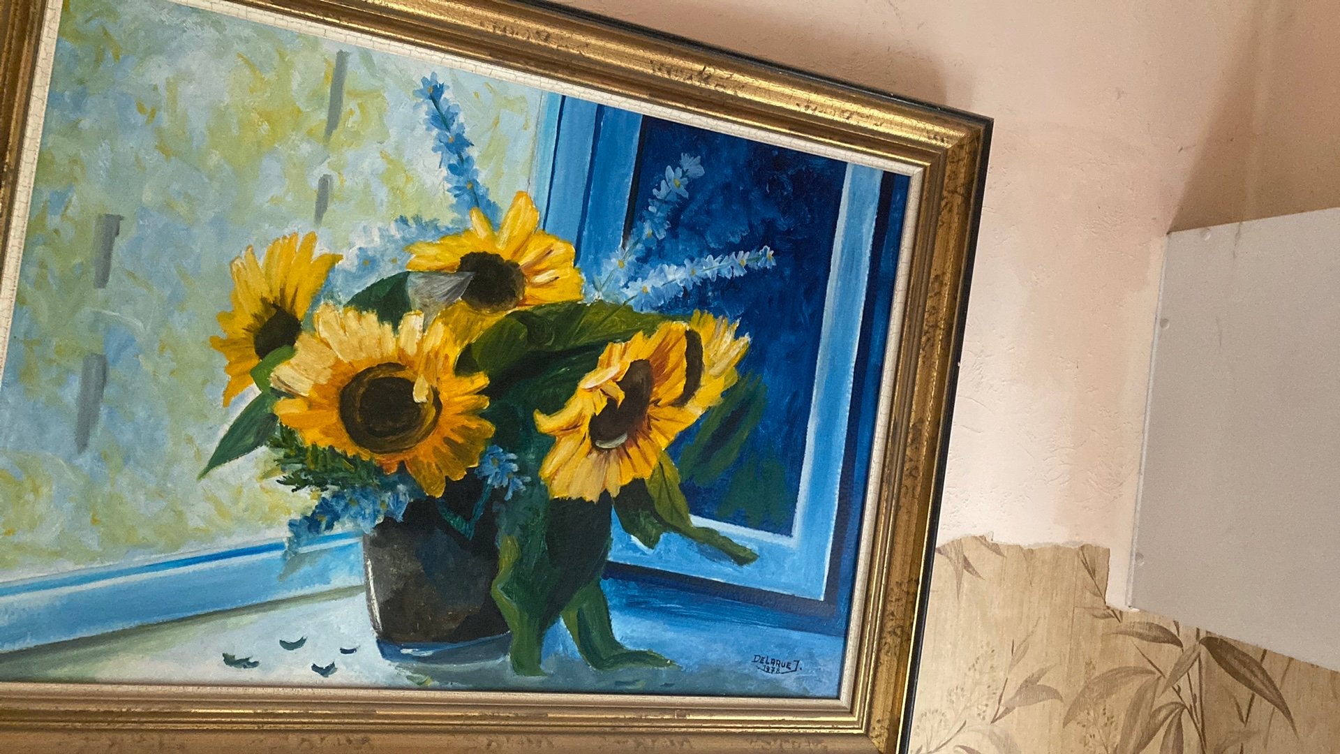Peinture florale, Antiquités & Art, Enlèvement