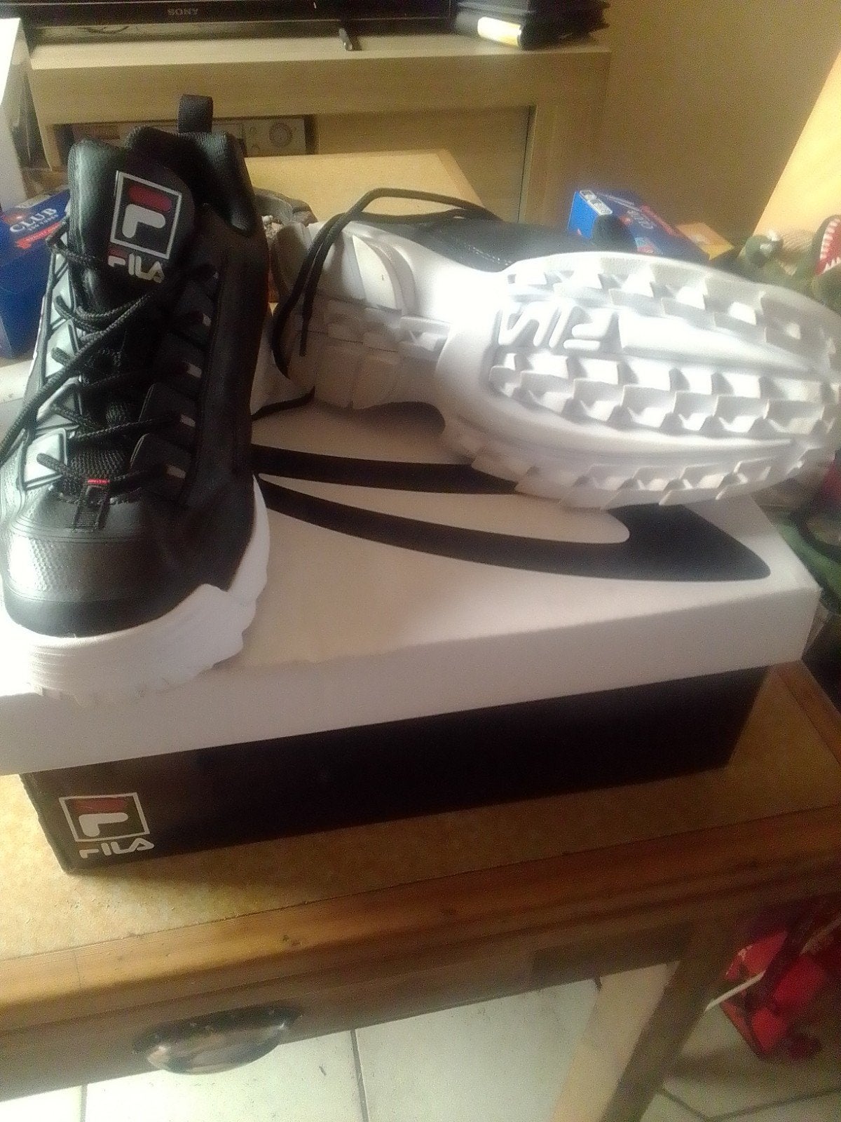 Fila tennisschoenen, Ophalen, Nieuw, Zwart