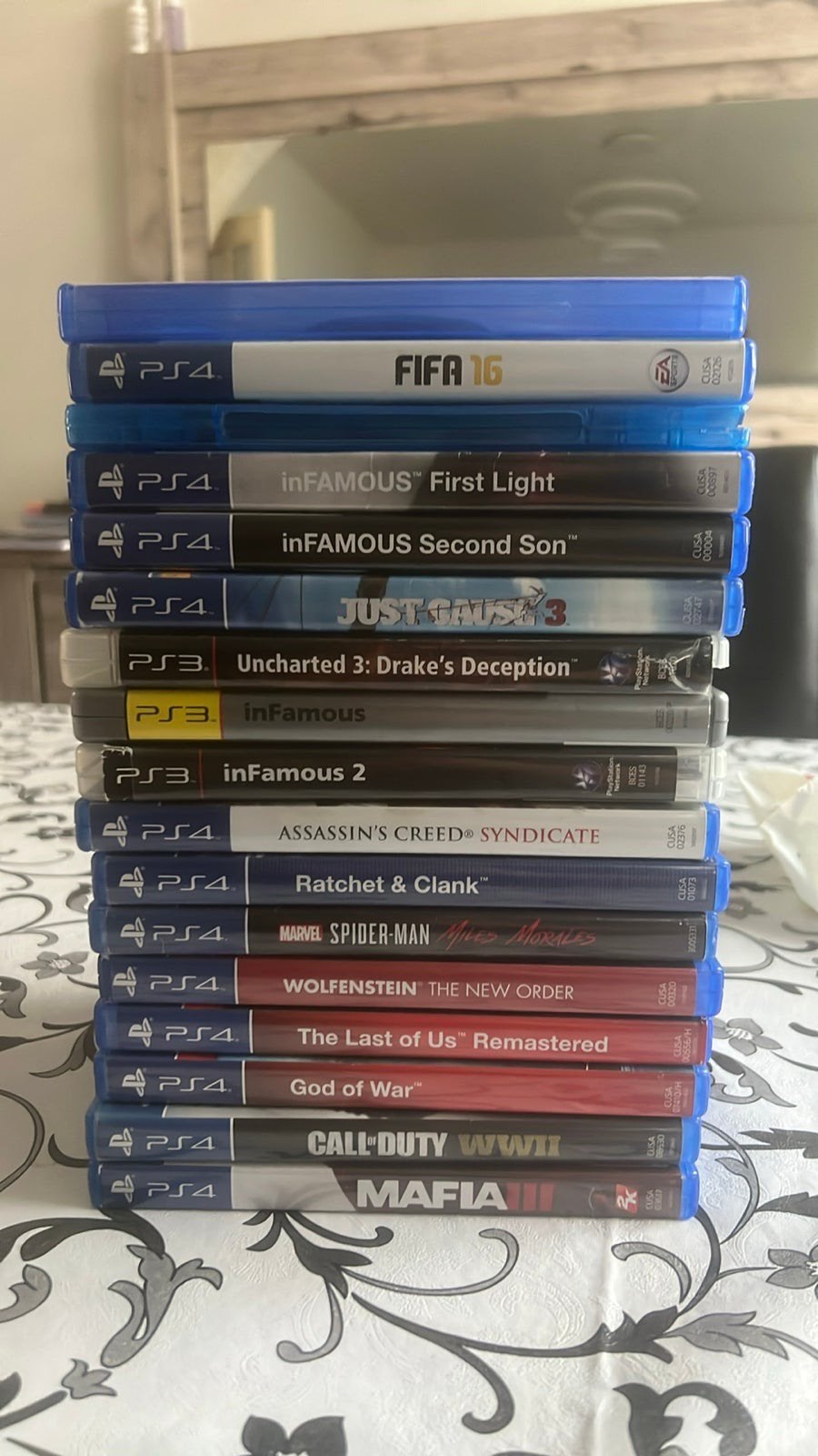 Jeux playstation ps4/ps3, Enlèvement, Comme neuf