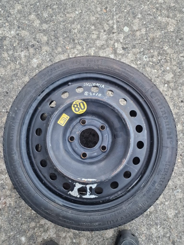 noodreservewiel GM  T125/70R17, Autos : Pièces & Accessoires, Pneus & Jantes, Véhicule de tourisme, 17 pouces, Enlèvement, Utilisé