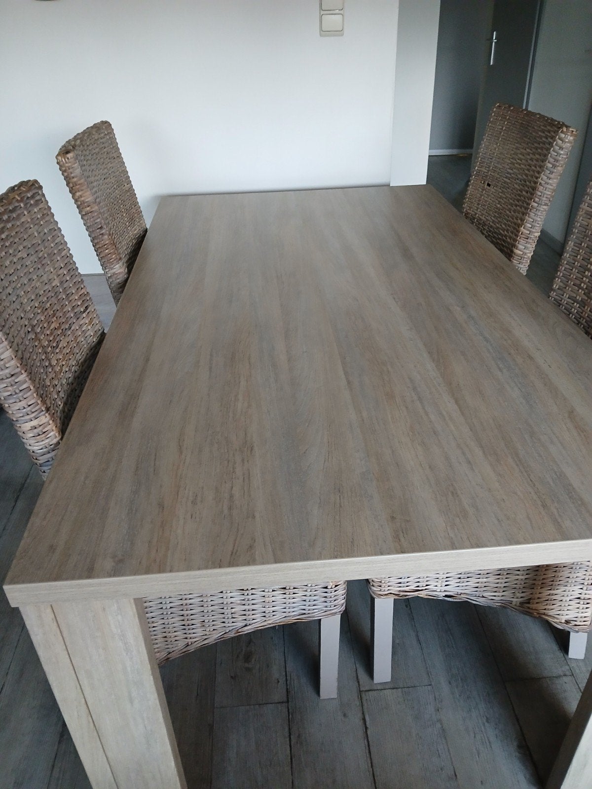 table et 4 chaises, Quatre personnes, 150 à 200 cm, Enlèvement, Utilisé