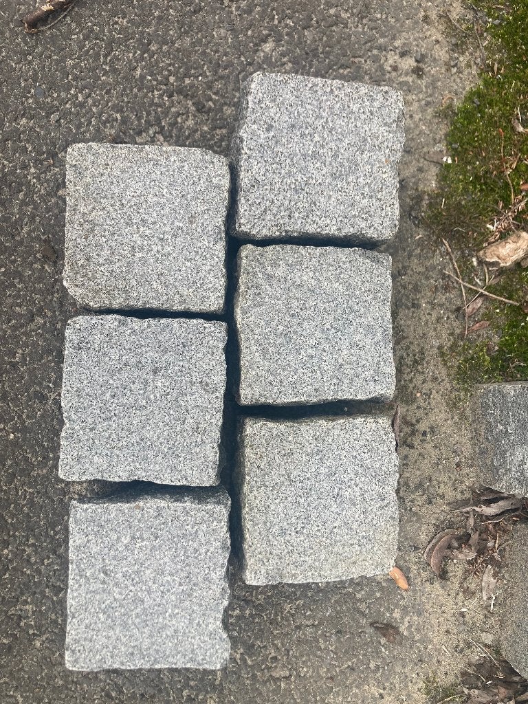 20 m² Vlakke graniet mozaïeken, Tuin en Terras, Ophalen, Overige typen, Nieuw, Natuursteen