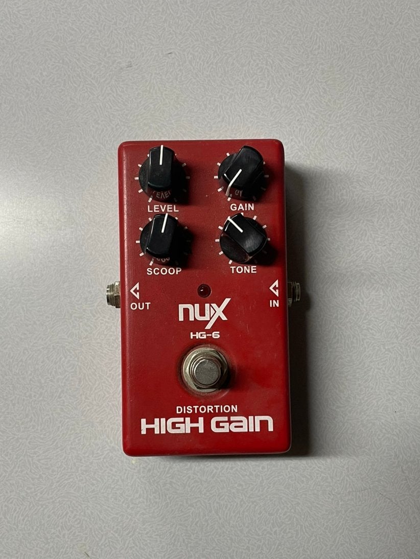 NUX: HIGH GAIN DISTORTION PEDAL, Muziek en Instrumenten, Ophalen, Zo goed als nieuw