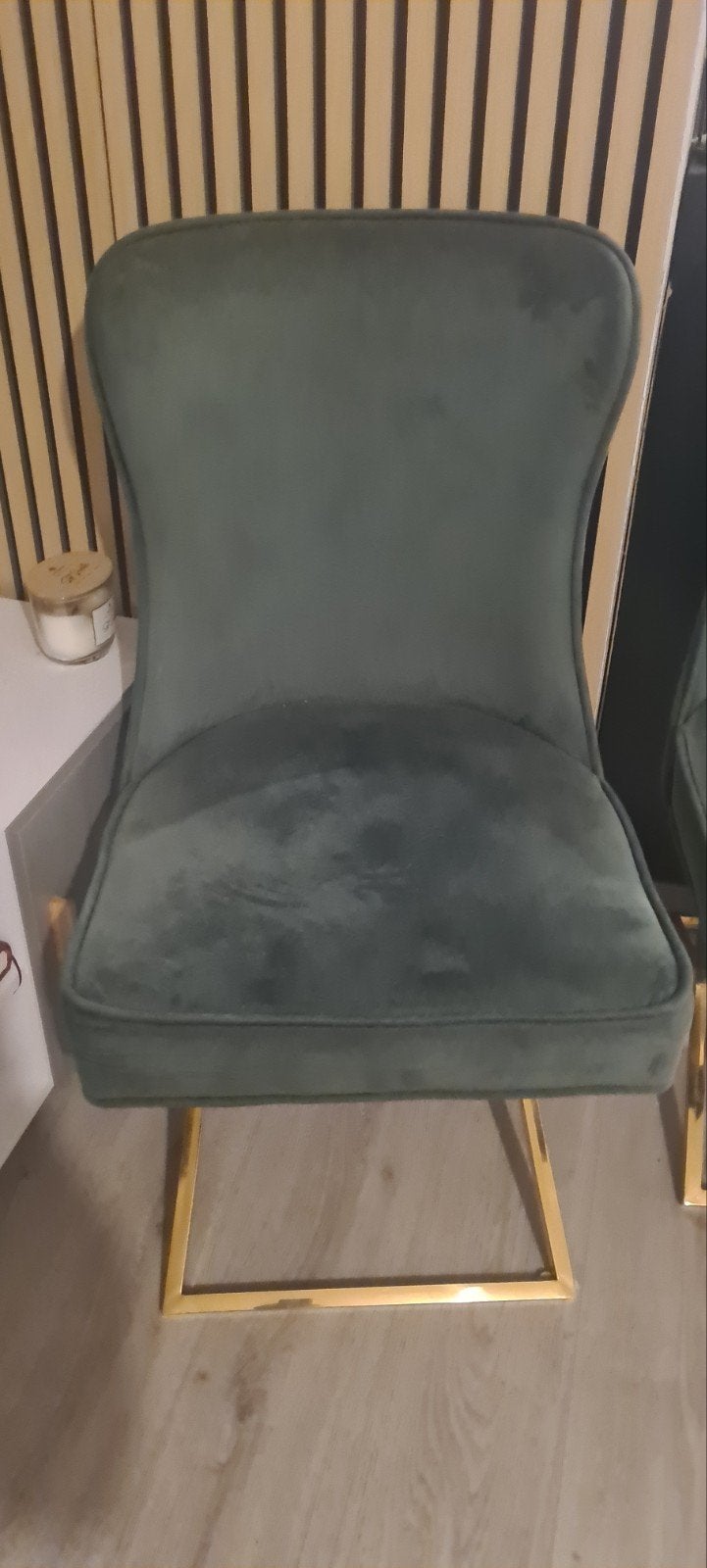 Mooie groenen eetstoelen te koop voor eettafel, Huis en Inrichting, Ophalen