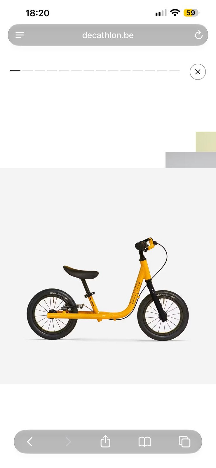 Loopfiets van decathlon in nieuwstaat, Enlèvement, Comme neuf
