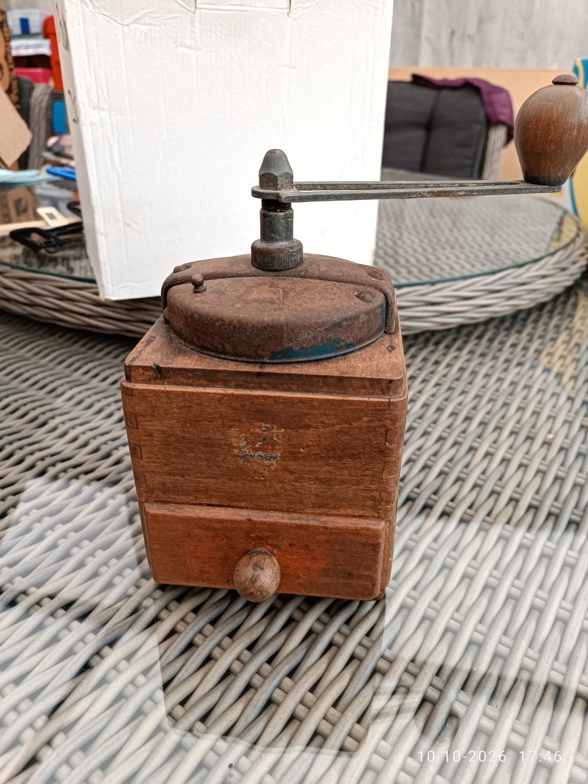 antieke koffiemolen, Antiek en Kunst, Ophalen