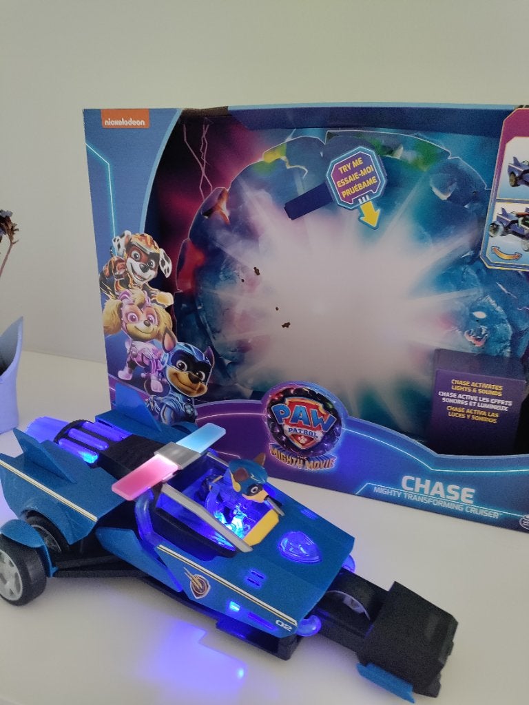 Paw patrol Chase transformer auto, Enlèvement, Comme neuf